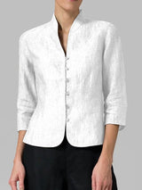 Liorena – Blazer en lin pour femme
