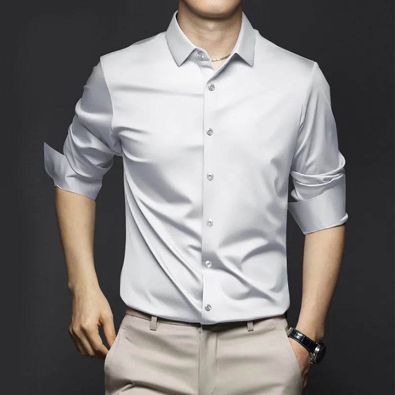 Alveron - Chemise Oxford classique pour homme