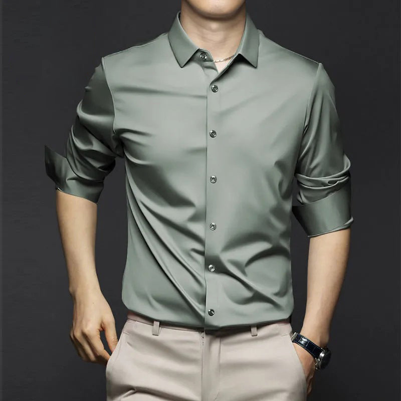 Alveron - Chemise Oxford classique pour homme
