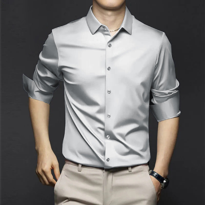 Alveron - Chemise Oxford classique pour homme