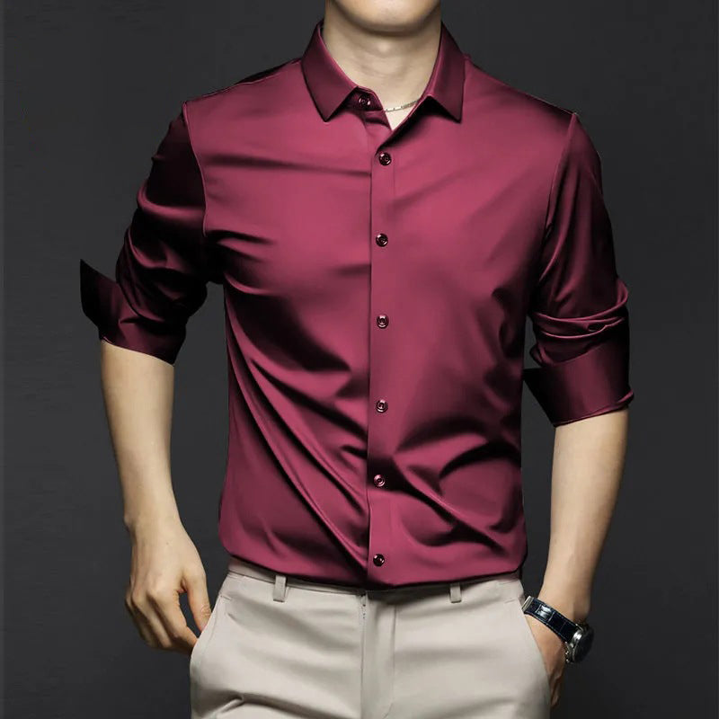 Alveron - Chemise Oxford classique pour homme
