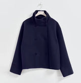 Elise - Women Double Breasted Short Jacket