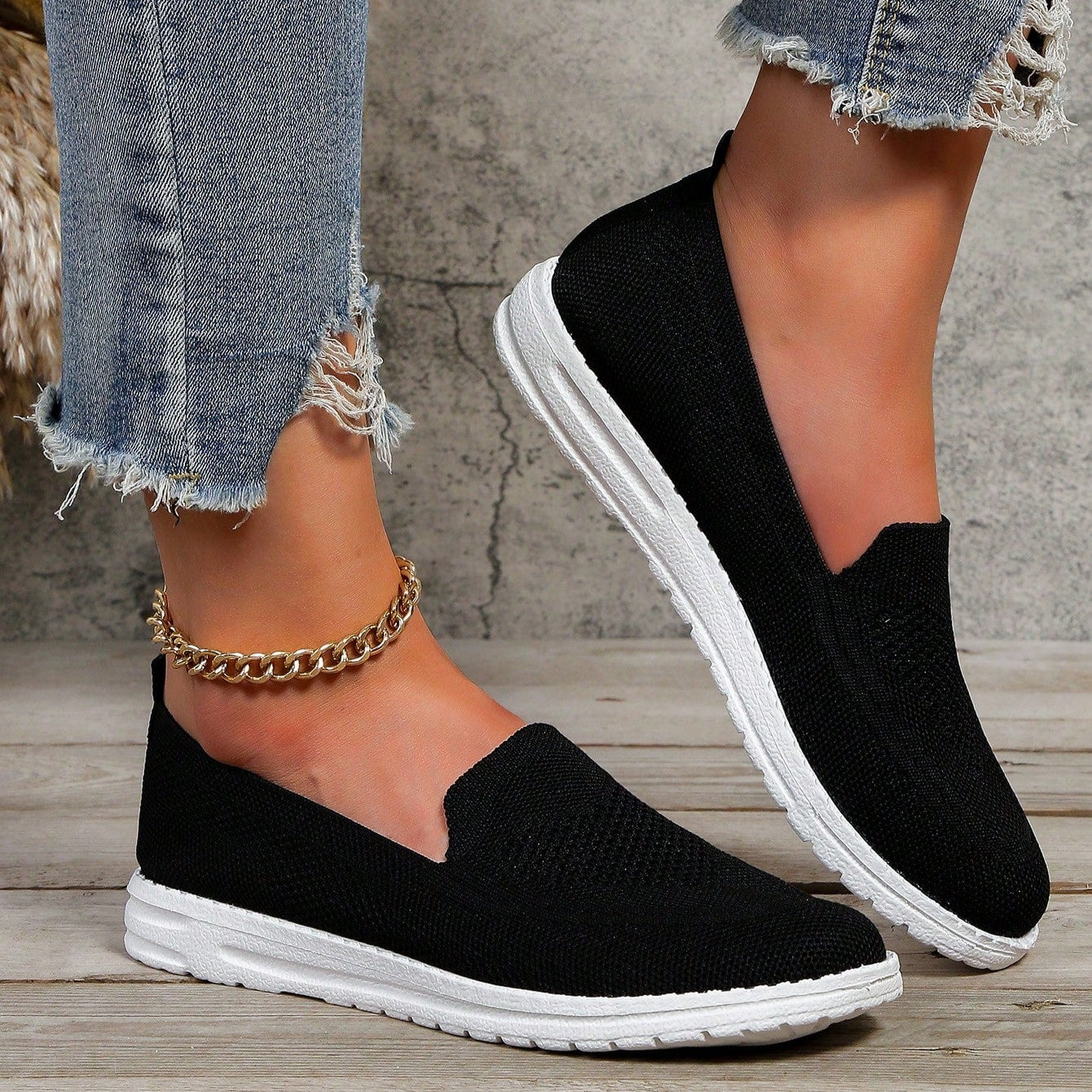 Emiliora – Slip-on walking sneakers til kvinder