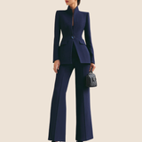 Lerisa - Damen Maßgeschneiderter Blazer- und Hosenanzug Set