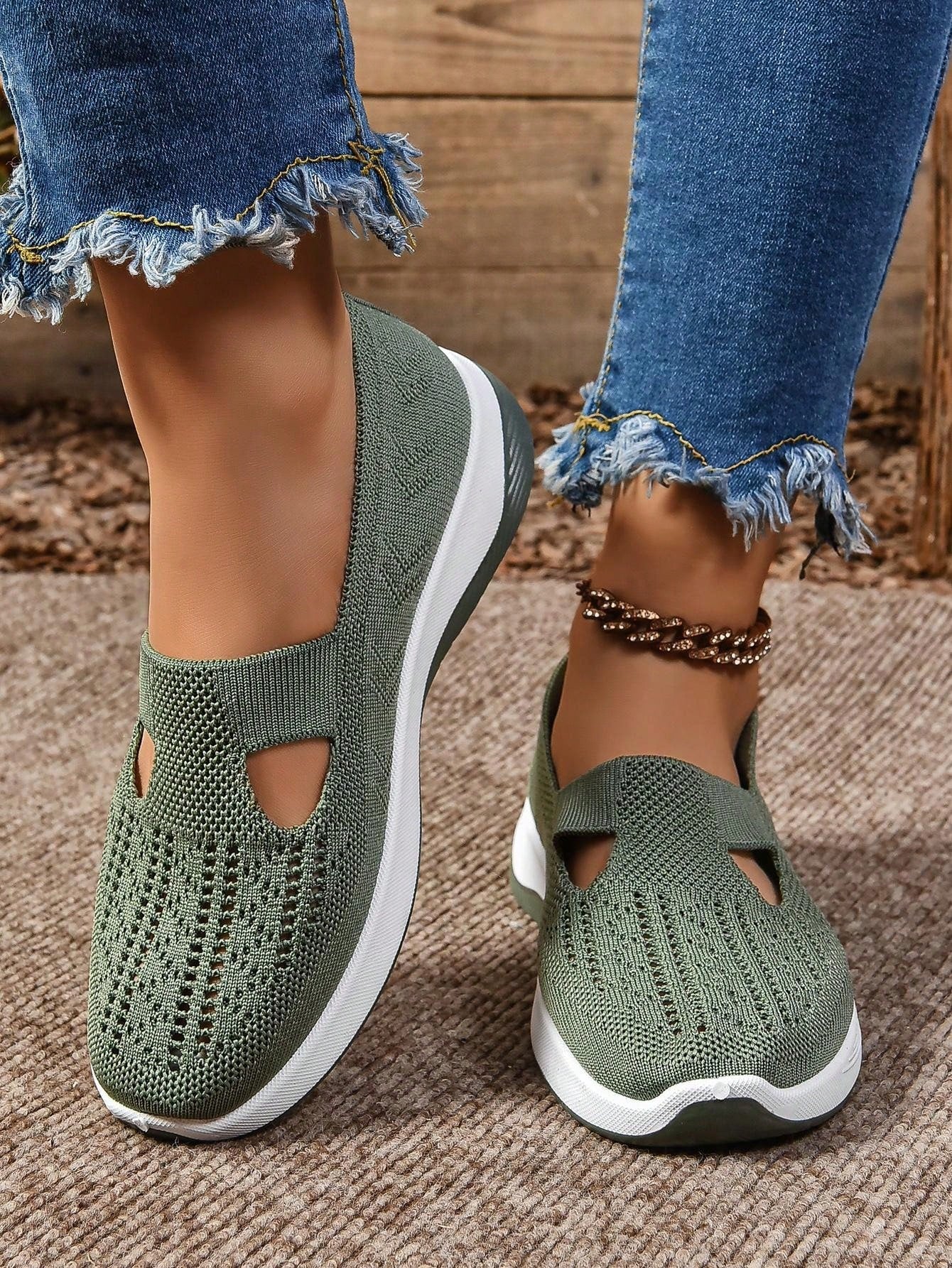 Alice - Chaussures décontractées à enfiler pour femmes, idéales pour la marche