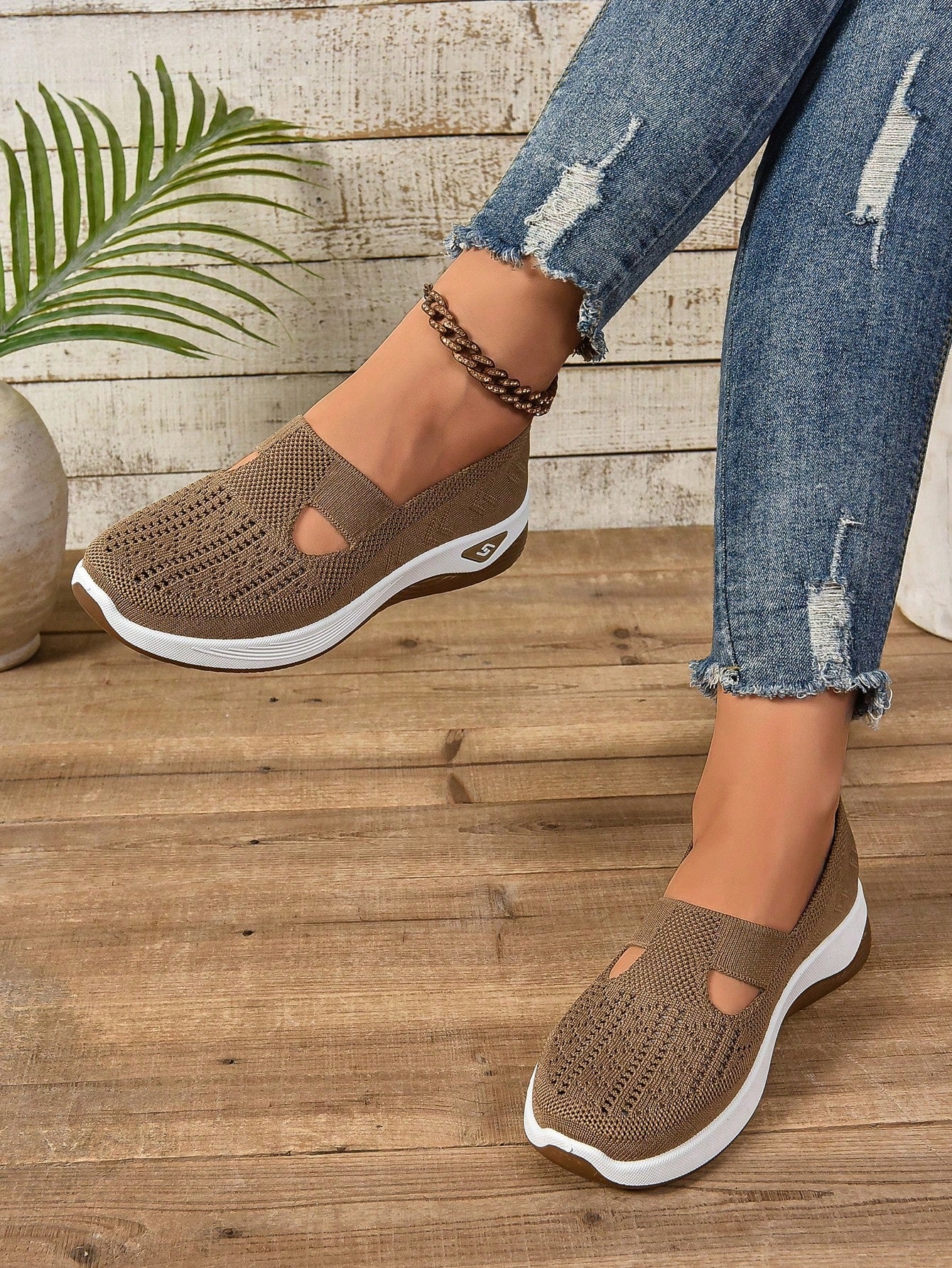 Alice - Chaussures décontractées à enfiler pour femmes, idéales pour la marche