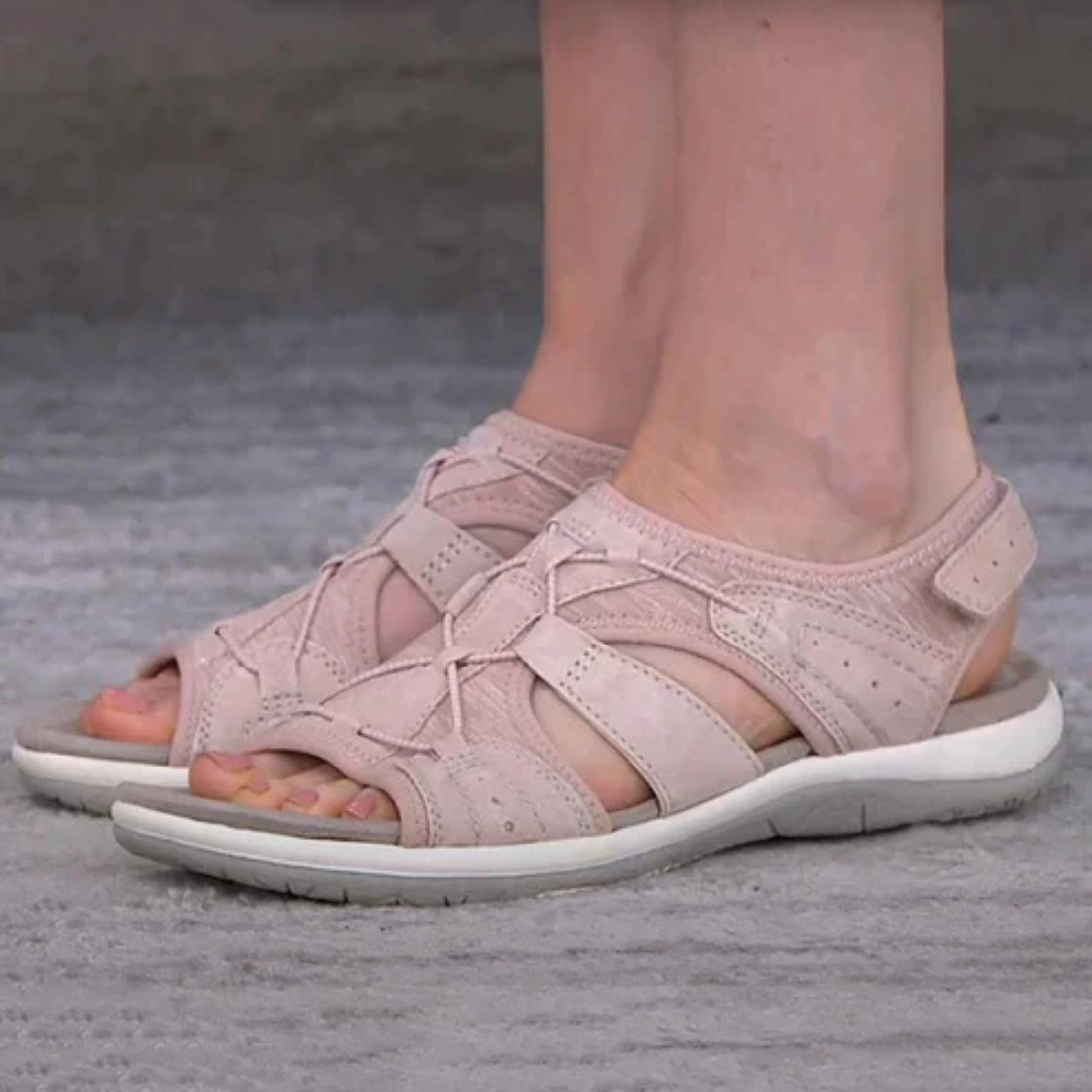 Rosellea - Dames Sandalen met Open Teen en Flexibele Zool