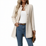 Eliza – Manteau féminin boutonné en ligne A