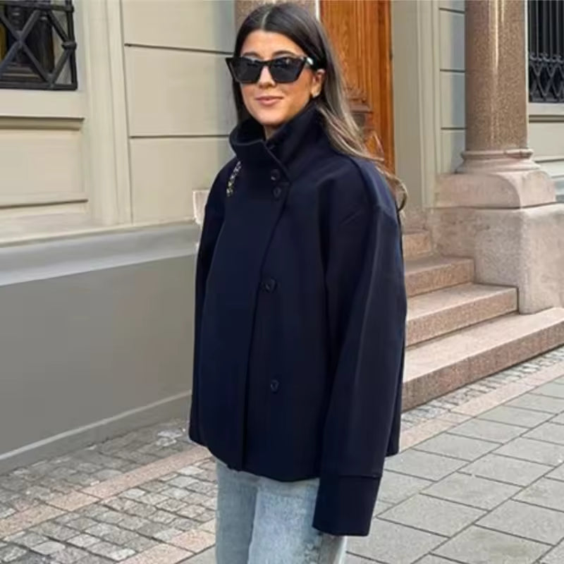 Elise - Dámský krátký dvouřadý kabátek