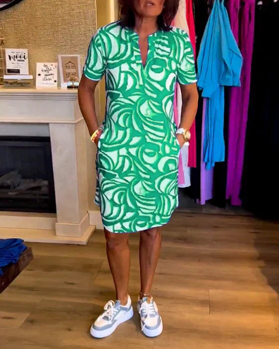 Marian – Robe d'été midi élégante