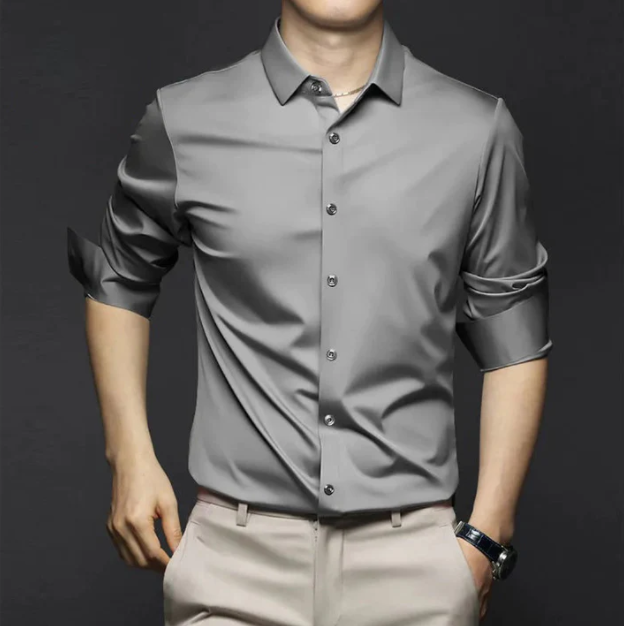Alveron - Chemise Oxford classique pour homme