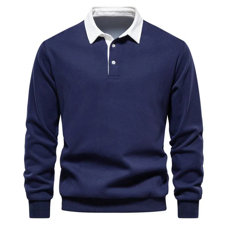Lucien - Herre Premium Langærmet Polo Shirt