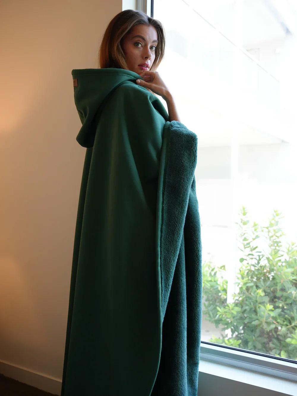 Felpa coperta unisex con cappuccio