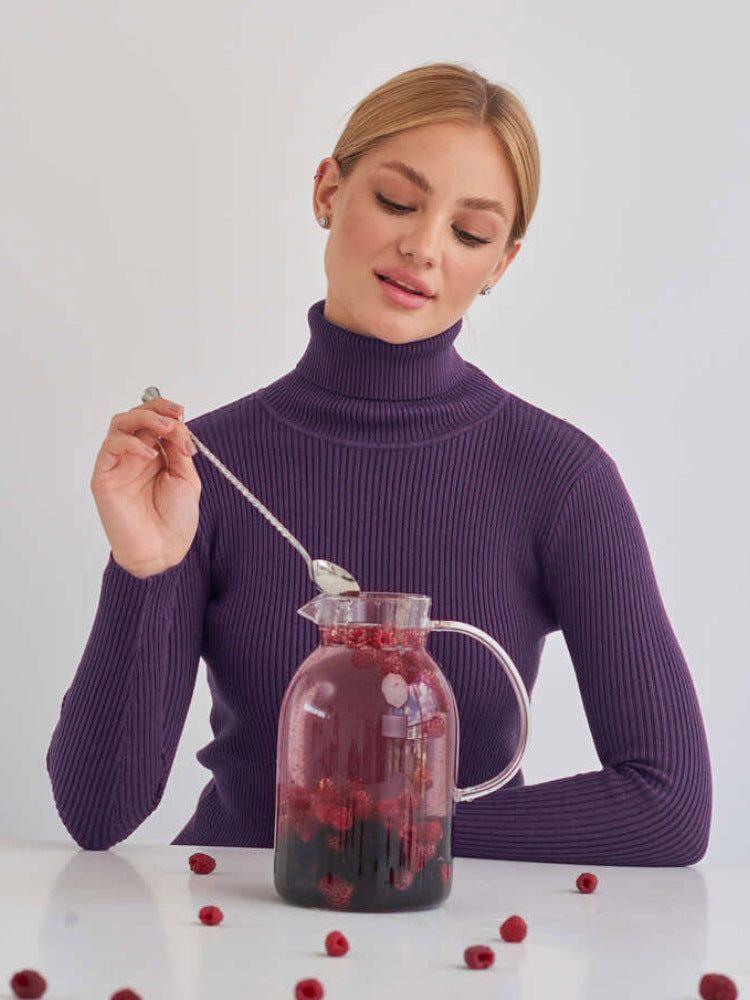 Alvera - Kvinders klassiske højhalset sweater