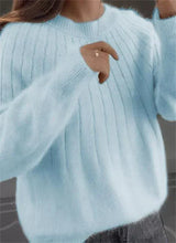 Sylvette – Damen warmer und flauschiger Kaschmirpullover