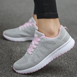 Elirah - Lace Up Casual Walking Sneakers for Women