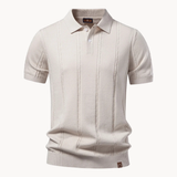 Montrivo - Modernes strukturiertes Herren Polo