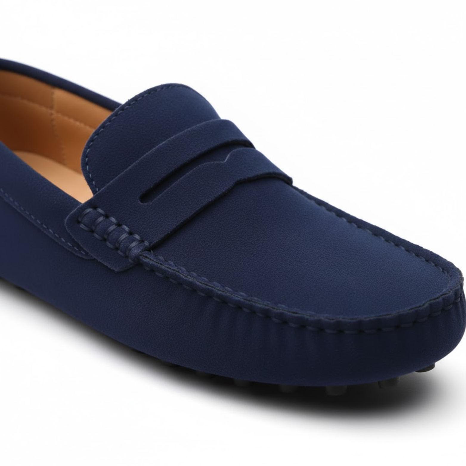 Caviero - Pánské mokasíny na řízení z pravé kůže, nazouvací