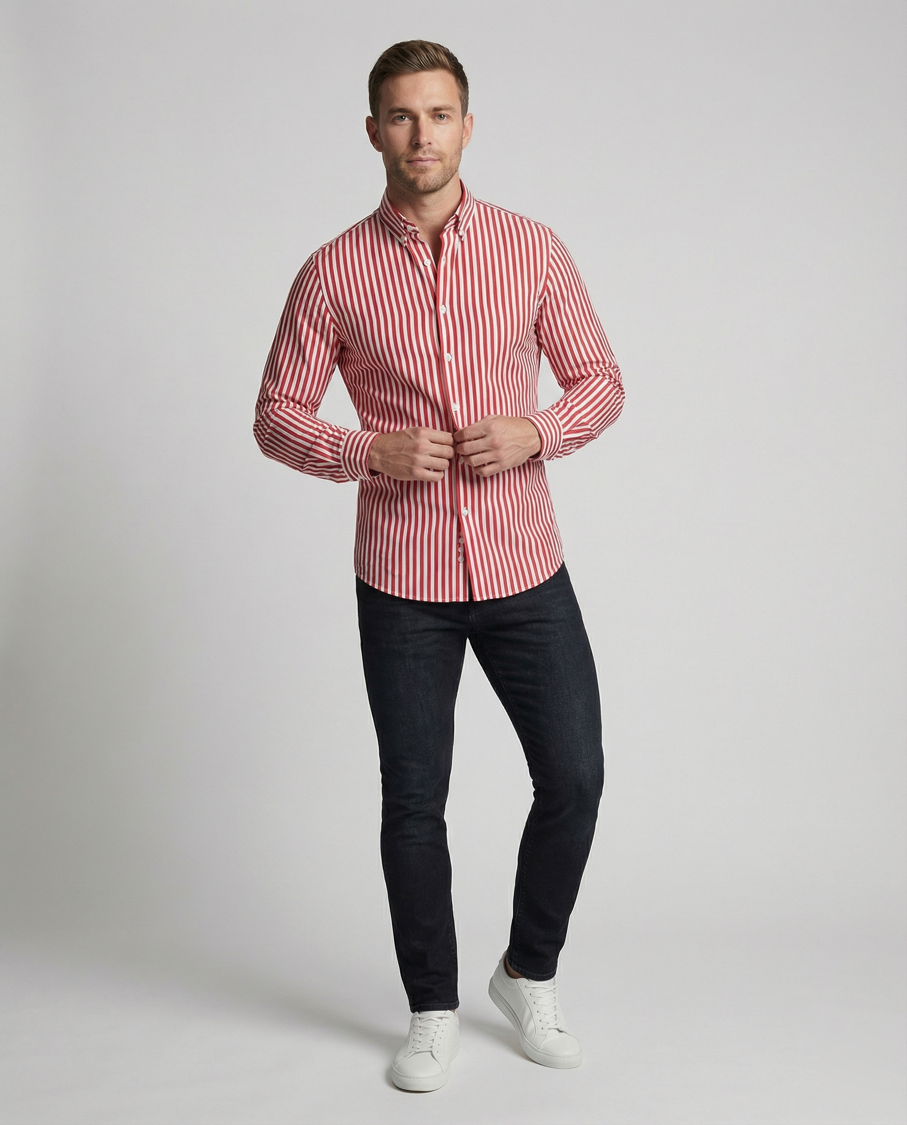 Matteo - Mens Striped Fashion Shirt