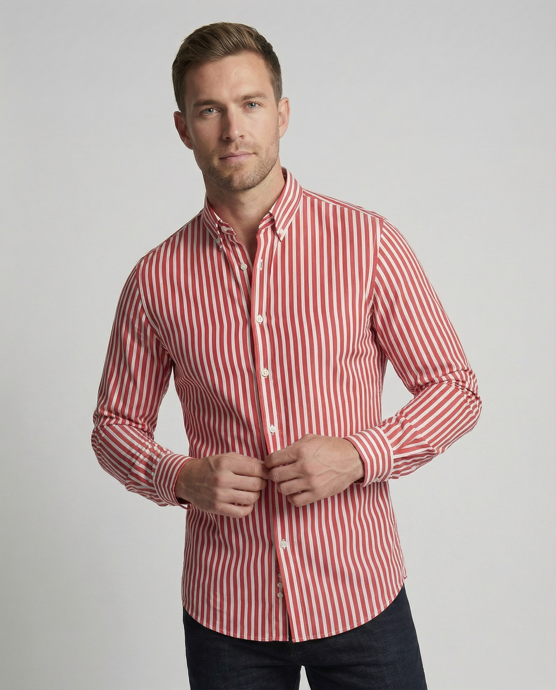 Matteo - Mens Striped Fashion Shirt