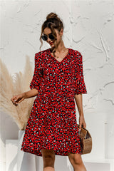 Marissa - Elegant Flared Sleeve Women Dress