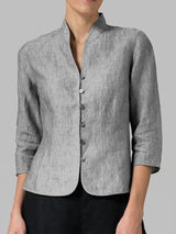Liorena – Blazer en lin pour femme