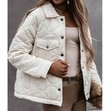 Orlena – Damen Steppjacke mit Knöpfen