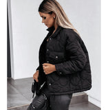 Orlena – Damen Steppjacke mit Knöpfen