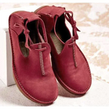 Sapatos de Pele Confortáveis para Mulher