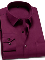 August | Camicia Uomo | Comfort Elasticizzato Antipiega