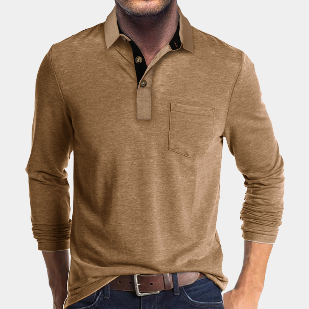Caelthorne - Polo elegante para hombre