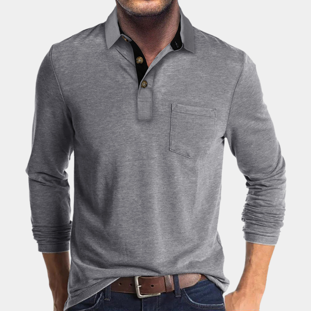 Caelthorne - Polo elegante para hombre