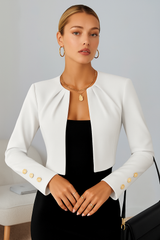 Vivienne | Dameblazer | Kort elegant skræddersyet jakke