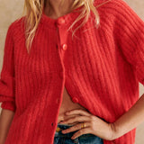 Marielle – Damen Winter-Strickcardigan aus Wolle