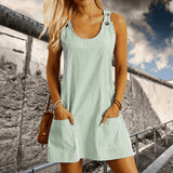 Nathalie – Gestreiftes Sommer-Strandkleid