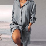 Lara – Oversized letné košeľové šaty