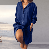 Lara – Oversized letné košeľové šaty