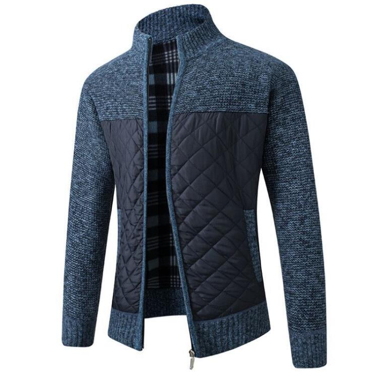 Garrick – Casaco Acolchoado com Fecho e Mangas de Malha para Homem