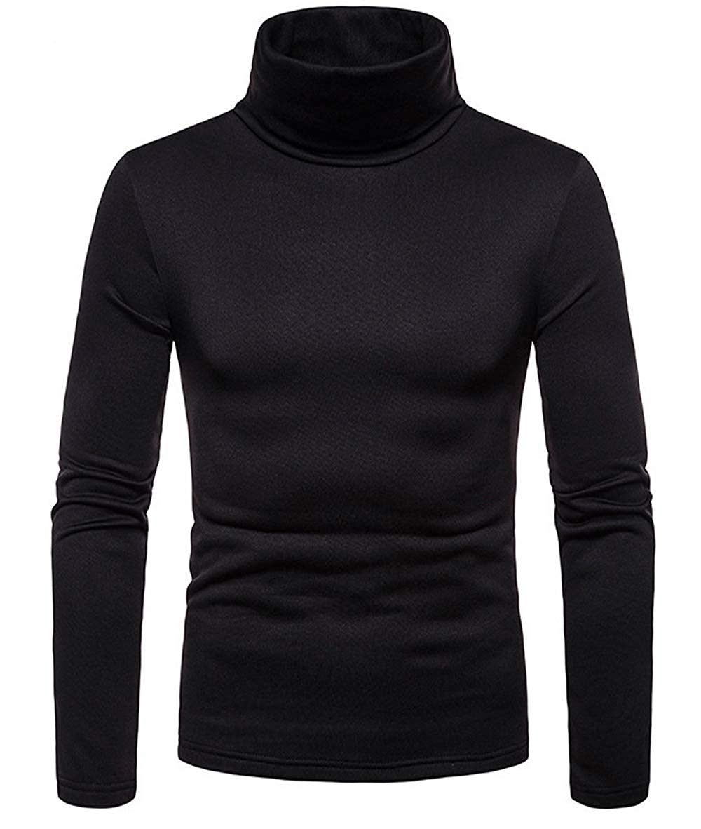 Lioran – Camisola Ajustada de Gola Alta para Homem