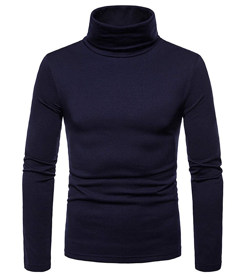 Lioran – Camisola Ajustada de Gola Alta para Homem