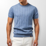 Mondero - Herren Strick T-Shirt Pullover