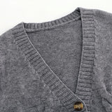 Elenora – Damen-kurze Zopfmuster-Strickjacke