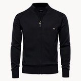 Ravello – Zip-Strickcardigan mit Stehkragen