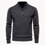 Ravello – Zip-Strickcardigan mit Stehkragen