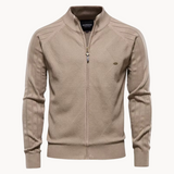 Ravello – Zip-Strickcardigan mit Stehkragen