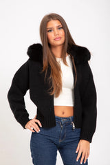 Elaria - Faux Fur Cardigan