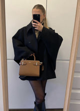 Elarise – Manteau oversize en laine pour femmes