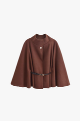 Ashley - Poncho tricoté femme