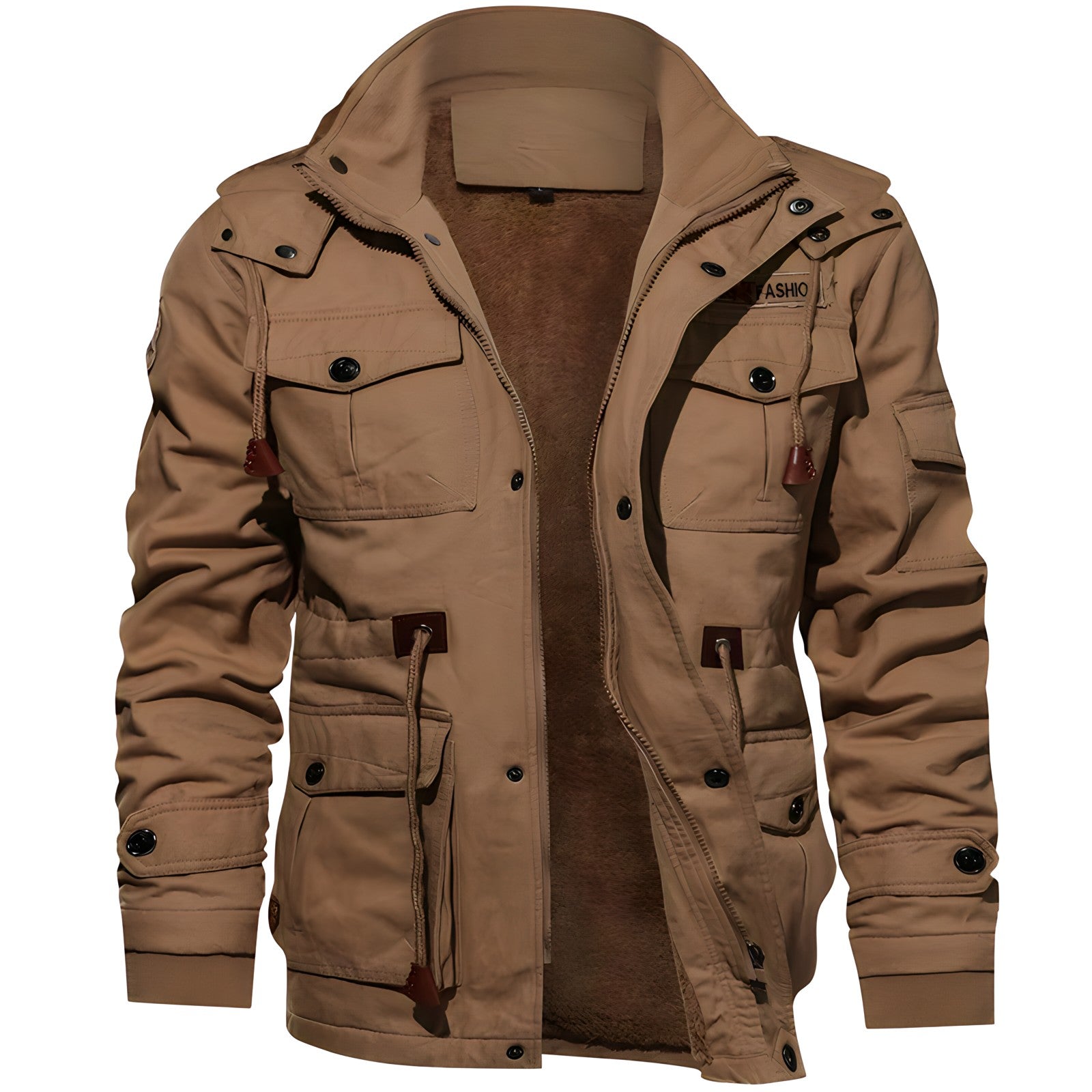 Draxien – Casaco Impermeável Estilo Militar para Homem
