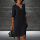 Sophia – Bequemes Midi-Sommerkleid